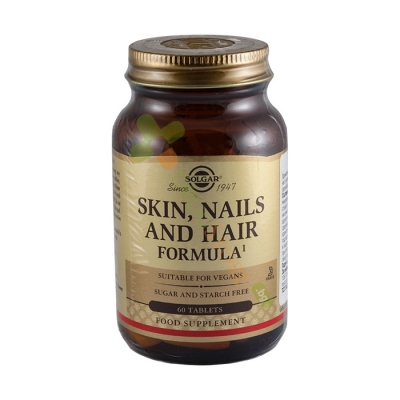 СОЛГАР ФОРМУЛА КОЖА, НОКТИ И КОСА таблетки 60 броя / SOLGAR SKIN, NAILS AND HAIR FORMULA