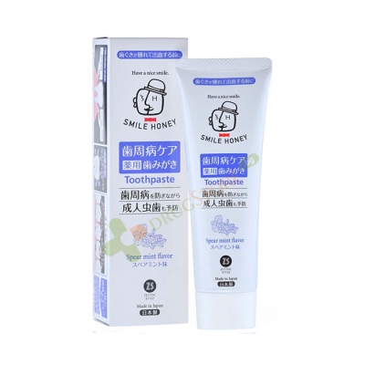 ПАСТА ЗА ЗЪБИ СМАЙЛ ХЪНИ СПЕАР МИНТ 120 г / SMILE HONEY TOOTHPASTE SMILE HONEY SPEAR MINT