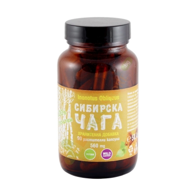 СУХ ЕКСТРАКТ ОТ СИБИРСКА ЧАГА капсули 90 броя / VERDE VITA DRY EXTRACT OF SIBERIAN CHAGA