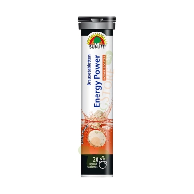 ЕНЕРДЖИ ПАУЪР ефервесцентни таблетки 20 броя / SUNLIFE ENERGY POWER effervescent tablets