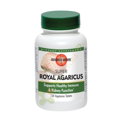 СУПЕР АГАРИКУС таблетки 120 броя / MUSHROOM WISDOM SUPER ROYAL AGARICUS