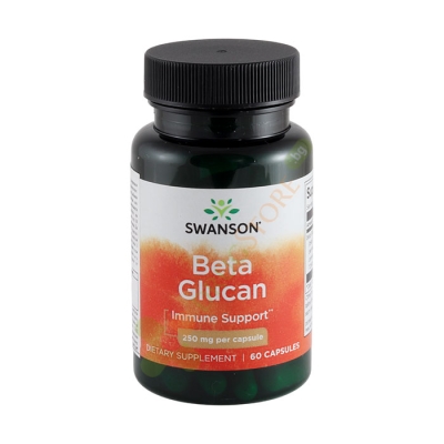 СУОНСЪН БЕТА ГЛЮКАНИ капсули 250 мг 60 броя / SWANSON BETA GLUCANS