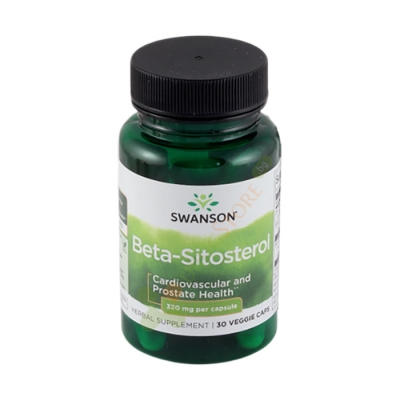СУОНСЪН БЕТА-СИТОСТЕРОЛ капсули 320 мг 30 броя / SWANSON BETA-SITOSTEROL