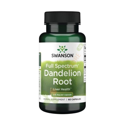 СУОНСЪН КОРЕН ОТ ГЛУХАРЧЕ капсули 515 мг 60 броя / SWANSON PREMIUM DANDELION ROOT