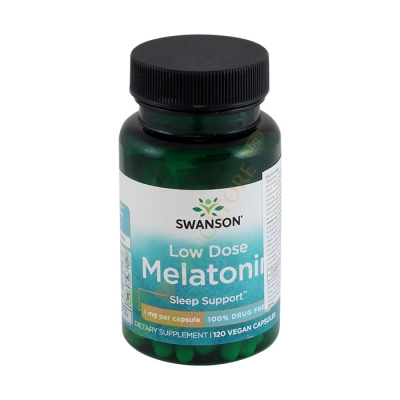 СУОНСЪН МЕЛАТОНИН капсули 1 мг 120 броя / SWANSON PREMIUM MELATONIN