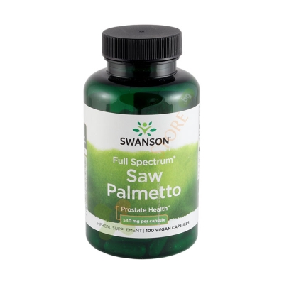 СУОНСЪН САO ПАЛМЕТО капсули 540 мг 100 броя / SWANSON SAW PALMETTO