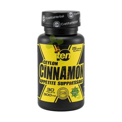 ТЕН ЦЕЙЛОНСКА КАНЕЛА таблетки 300 мг 30 броя / CVETITA HERBAL TEN CYLON CINNAMON