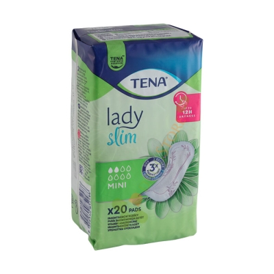 УРОЛОГИЧНИ ПРЕВРЪЗКИ ЗА ЖЕНИ 20 броя / TENA PADS LADY SLIM MINI
