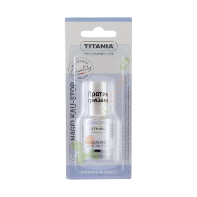 ТИТАНИЯ ЛАК ПРОТИВ ГРИЗАНЕ НА НОКТИ модел 1106 10 мл / TITANIA NAIL BITING STOP model 1106