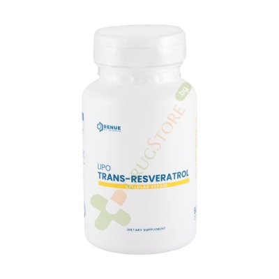ТРАНС РЕСВЕРАТРОЛ (липозомен) капсули 90 броя / RENUE BY SCIENCE LIPO TRANS-RESVERATROL 