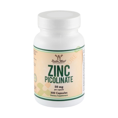 ЦИНК ПИКОЛИНАТ капсули 50 мг 300 броя / DOUBLE WOOD ZINC PICOLINATE