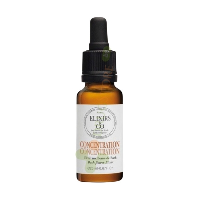 ЦВЕТЕН ЕЛИКСИР НА Д-Р БАХ ЗА КОНЦЕНТРАЦИЯ 20 мл / BACH FLOWER ELIXIR CONCENTRATION