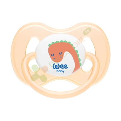УИ БЕЙБИ ОРТОДОНТСКА ЗАЛЪГАЛКА BUTTERFLY AIR SYSTEM 0-6 месеца 158 / WEE BABY BUTTERFLY AIR SYSTEM PATTERNED ORTHODONTICAL SOOTHER 0-6 month 158