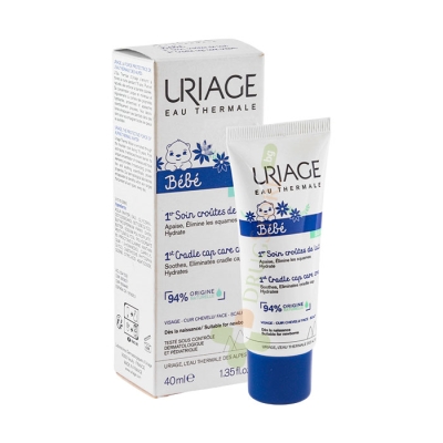 УРИАЖ УСПОКОЯВАЩ КРЕМ ПРИ КРУСТИ 40 мл / LABORATORIES URIAGE BABY DAILY HYGIENE URIAGE SOIN CROÛTES DE LAIT CREME REGULATRICE APAISANTE