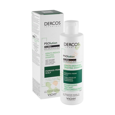 ВИШИ DERCOS PSOLUTION КЕРАТОЛИТИЧЕН ШАМПОАН 200 мл / VICHY DERCOS PSOLUTION KERATO - REDUCING TREATING SHAMPOO
