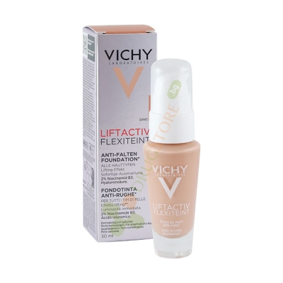 ВИШИ LIFTACTIV FLEXILIFT TEINT ФОН ДЬО ТЕН ПРОТИВ БРЪЧКИ 35 ПЯСЪК 30 мл / VICHY LIFTACTIV FLEXILIFT TEINT 35