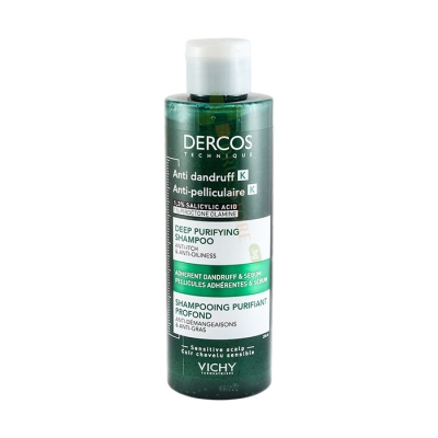 ВИШИ DERCOS K ПОЧИСТВАЩ ШАМПОАН ПРОТИВ ПЪРХОТ 250 мл / VICHY DERCOS ANTI - DANDRUFF K