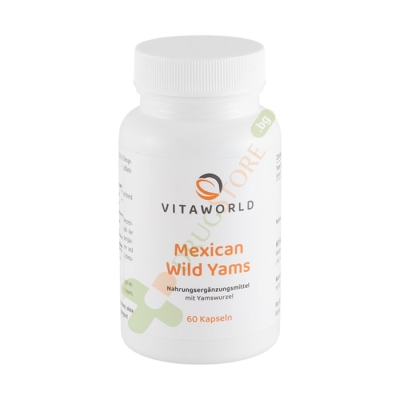 МЕКСИКАНСКИ ДИВ ЯМ капсули 60 броя / VITA WORLD MEXICAN WILD YAMS 
