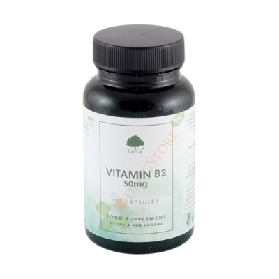 ВИТАМИН B2 капсули 50 мг 120 броя / G & G VITAMIN B2