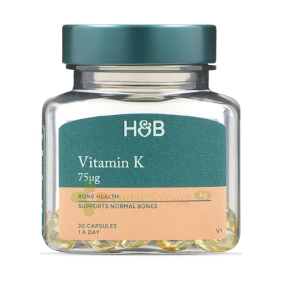 ВИТАМИН К2 капсули 50 мкг 30 броя / HOLLAND BARRETT VITAMIN K2