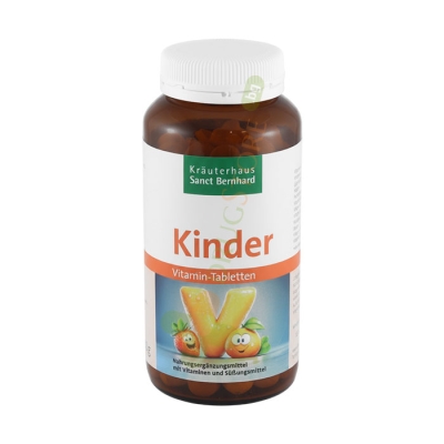 ВИТАМИНИ ЗА ДЕЦА таблетки 240 броя / SANCT BERNHARD KINDER VITAMIN