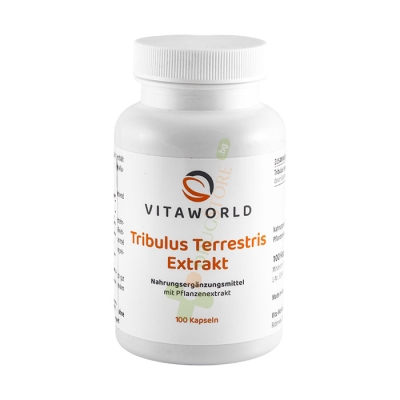 ТРИБУЛУС ТЕРЕСТРИС ЕКСТРАКТ капсули 100 броя / VITA WORLD TRIBULUS TERESTRIS EXTRACT