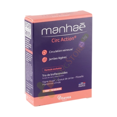 ВИТАВЕА МАНХАЕ ЦИРКУЛАЦИЯ капсули 30 броя / VITAVEA MANHAE CIRC ACTION