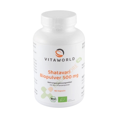 ШАТАВАРИ БИО капсули 500 мг 180 броя / VITA WORLD SHATAVARI BIO