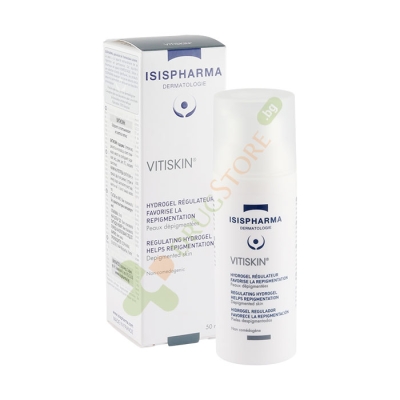 ВИТИСKИН ХИДРОГЕЛ ЗА ПОТЪМНЯВАНЕ НА СВЕТЛИ ПЕТНА 50 мл / ISISPHARMA VITISKIN REGULATING HYDROGEL HELPS TO REPIGMENTATION