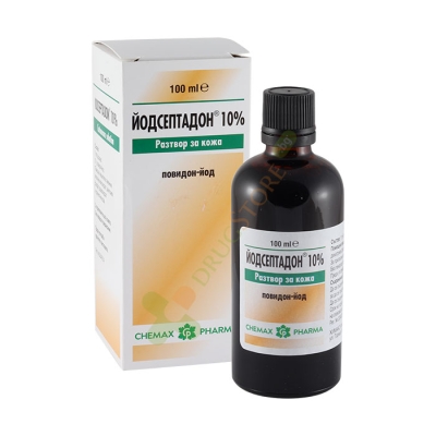 ЙОДСЕПТАДОН 10% разтвор за кожа 100 мл / CHEMAX JODASEPT cutaneous solution