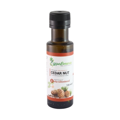 ЗДРАВНИЦА МАСЛО ОТ СИБИРСКИ КЕДЪР 100 мл / ZDRAVNITSA SIBERIAN CEDAR OIL 100 ml.