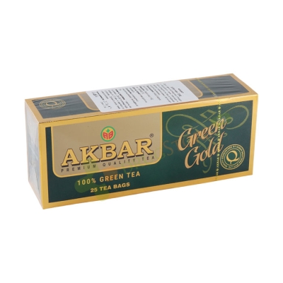 ЗЛАТЕН ЗЕЛЕН ЧАЙ АКБАР филтър 25 броя / AKBAR GREEN GOLD TEA