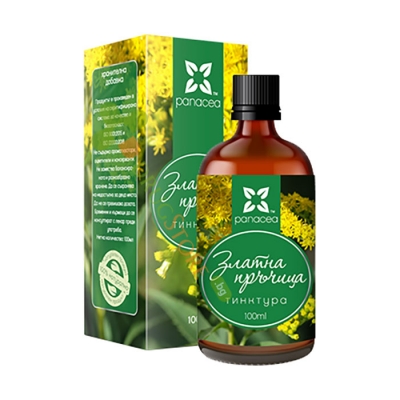 ПАНАЦЕЯ ТИНКТУРА ЗЛАТНА ПРЪЧИЦА 100 мл / PANACEA TINCTURE SOLIDAGO VIRGA AUREA