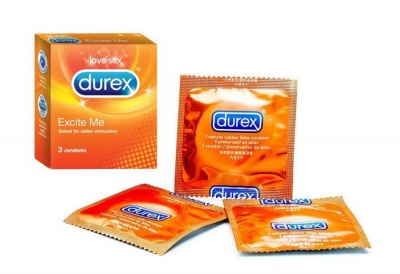 ПРЕЗЕРВАТИВИ ДЮРЕКС EXCITE ME 3 броя / DUREX