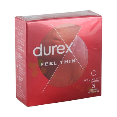 ПРЕЗЕРВАТИВИ ДУРЕКС ФИЙЛ ТИН 3 броя / DUREX FEEL THIN