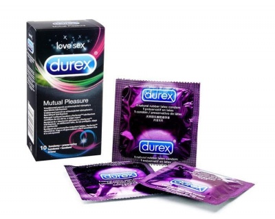 ПРЕЗЕРВАТИВИ ДЮРЕКС MUTUAL PLEASURE 10 броя / DUREX
