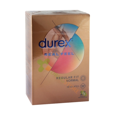 ПРЕЗЕРВАТИВИ ДУРЕКС REAL FEEL 16 броя / DUREX REAL FEEL