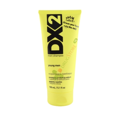 DX2 ПОЧИСТВАЩ И ХИДРАТИРАЩ ШАМПОАН ЗА МЪЖЕ 150 мл / DX2 YOUNG MEN CLEANSING AND MOISTURIZING SHAMPOO FOR MEN 