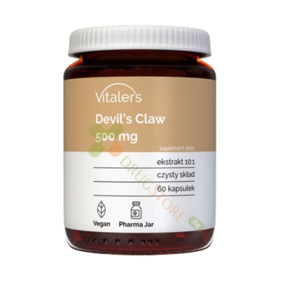 ДЯВОЛСКИ НОКЪТ капсули 500 мг 60 броя / VITALER'S DEVIL'S CLAW