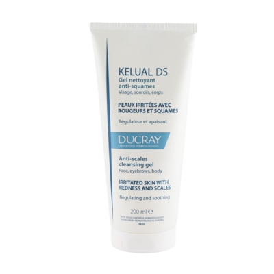 ДЮКРЕ КЕЛУАЛ DS ПОЧИСТВАЩ ГЕЛ ПРИ СКВАМИ 200 мл / DUCRAY KELUAL DS ANTI-SCALES CLEANSING GEL