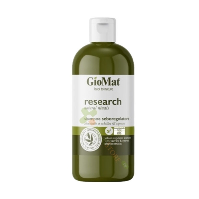 ДЖИО МАТ RESEARCH S2 ШАМПОАН ЗА МАЗНА КОСА 250 мл / GIO MAT S2 SEBUM REGULATOR SHAMPOO