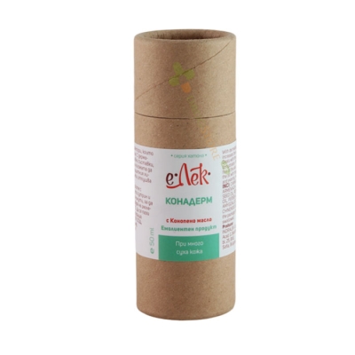Е ЛЕК ХАТОНА КОНАДЕРМ С КОНОПЕНО МАСЛО ПРИ МНОГО СУХА КОЖА 50 мл / E LEK CONADERM WITH HEMP OIL FOR VERY DRY SKIN
