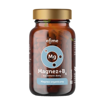 ЕФИМЕ МАГНЕЗИЙ + ВИТАМИН В6 капсули 90 броя / EKAMEDICA EFIME MAGNESIUM + VITAMIN B6 