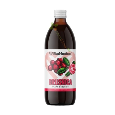 СИРОП ОТ ЧЕРВЕНА БОРОВИНКА 500 мл / EKO MEDICA CRANBERRY SYRUP