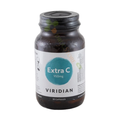 ЕКСТРА - С капсули 950 мг 30 броя / VIRIDIAN EXTRA - C 