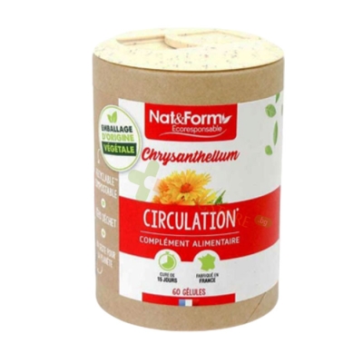 ЕКСТРАКТ ОТ ХРИЗАНТЕЛА капсули 60 броя / NAT&FORM CHRYSANTHELLUM CIRCULATION