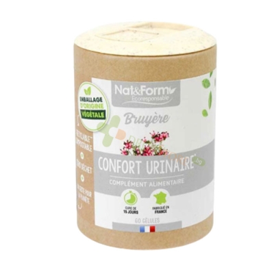 ЕКСТРАКТ ОТ ПИРЕН УРИНАРЕН КОМФОРТ капсули 60 броя / NAT&FORM URINARY COMFORT HEATHER EXTRACT