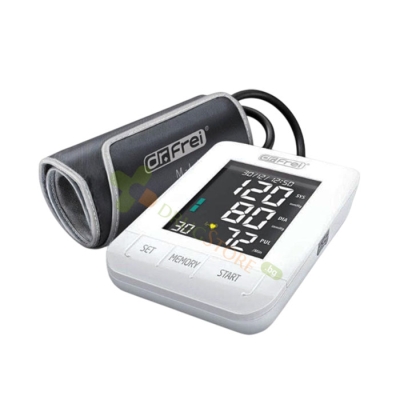 ЕЛЕКТРОНЕН АПАРАТ ЗА ИЗМЕРВАНЕ НА КРЪВНО НАЛЯГАНЕ ЗА ГОРНА ЧАСТ НА РЪКАТА DR. FREI модел M - 300A / DR. FREI BLOOD PRESSURE DEVICE model M - 300A