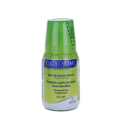 ВОДА ЗА УСТА ЕЛГИДИУМ АНТИ-КАРИЕС 200 мл. / ELGYDIUM PROTECTION CARIES MOUTHWASH 200 ml.