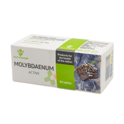 ЕЛИТ-ФАРМ МОЛИБДЕН ДЕТОКС таблетки 80 броя / ELIT-PHARM MOLIBDENUM ACTIVE 